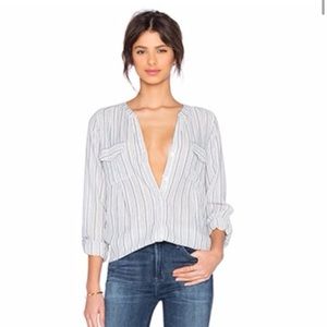 Joie Kolanchoe Striped Shirt Blouse